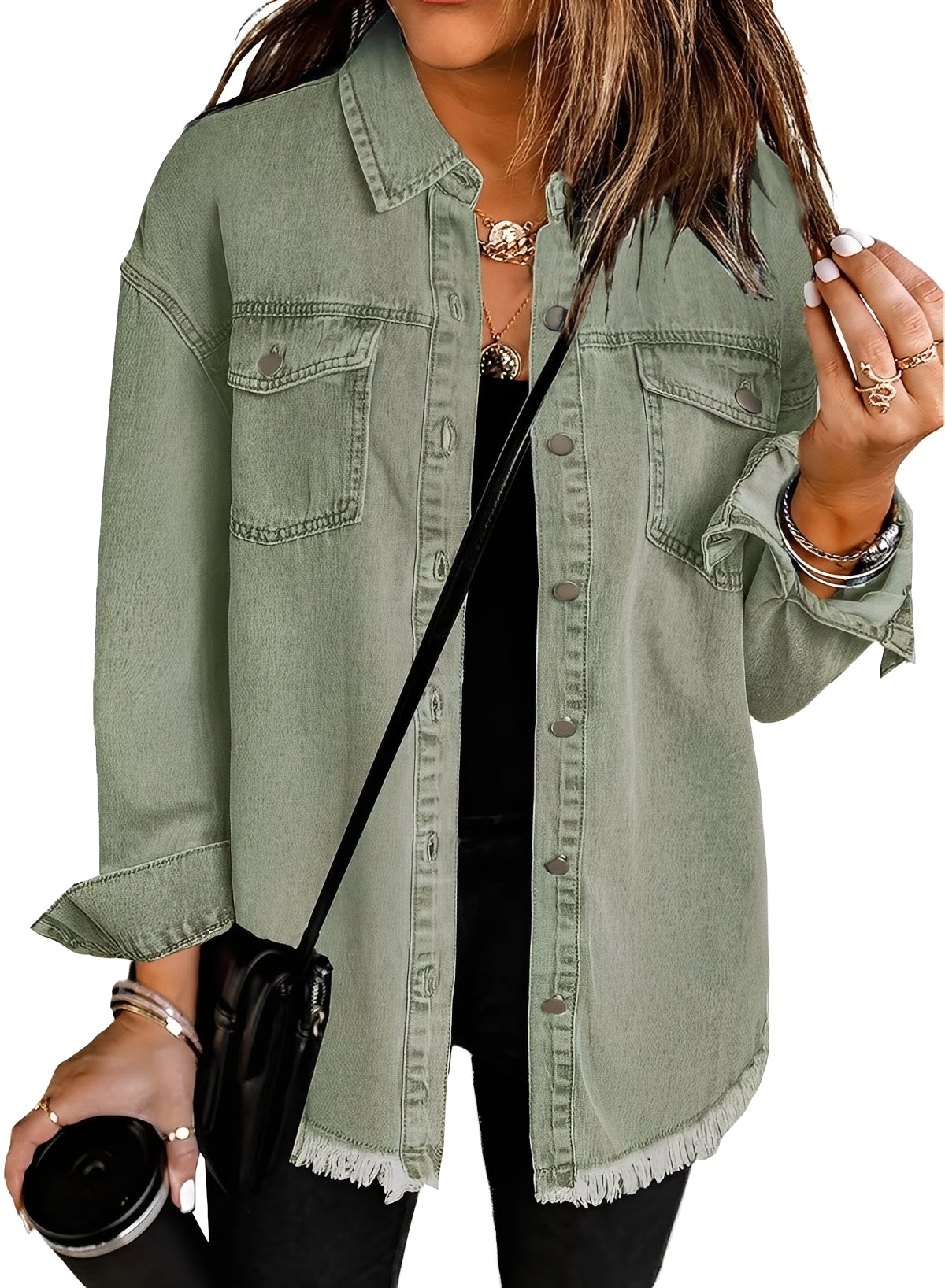 Deborah - Damen-Jeansjacke aus leichtem, gewaschenem Stoff