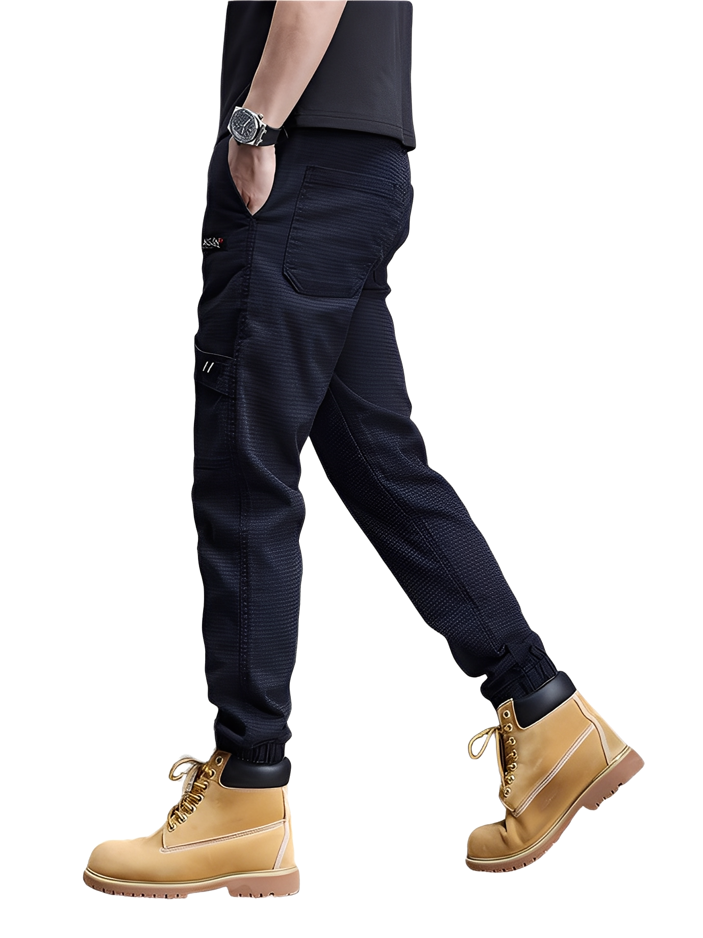 Alvin - Moderne Herren Jogginghose mit Stretch und Kordel