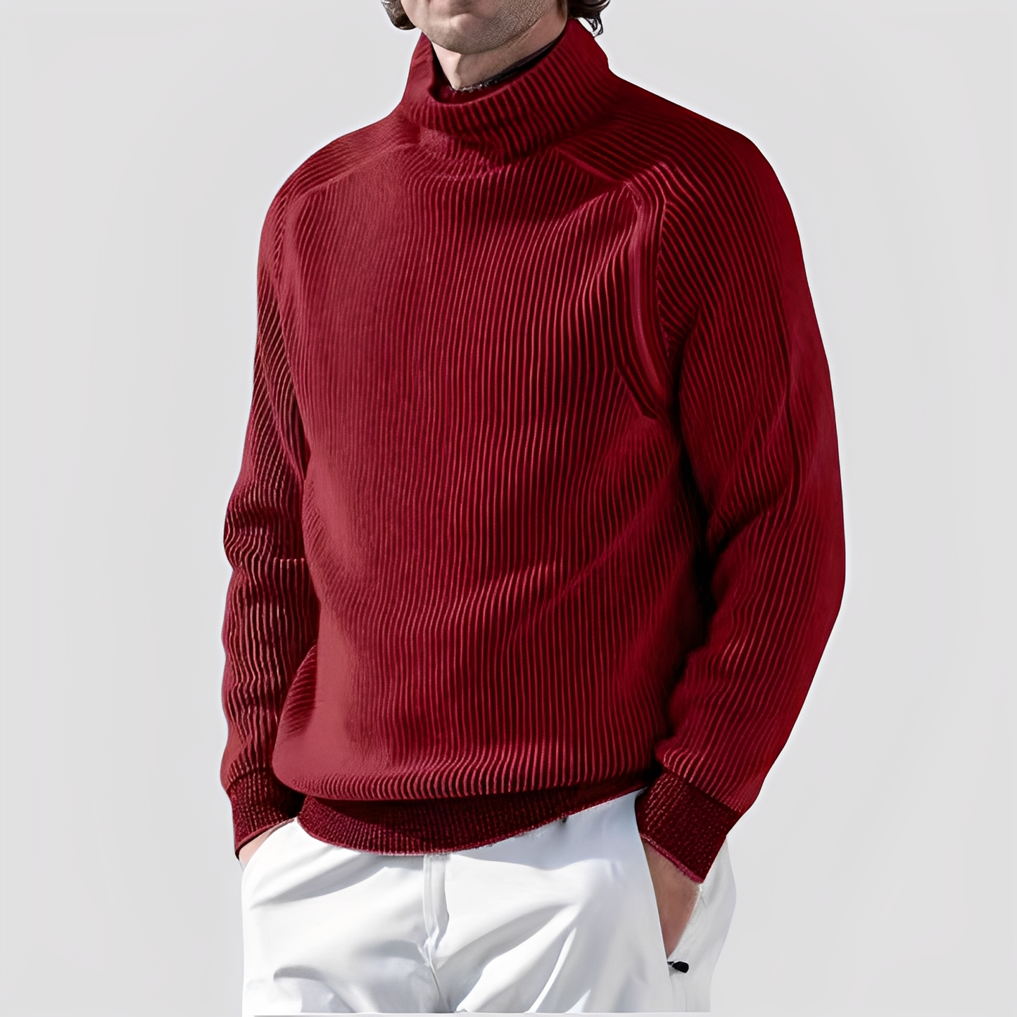 Chadwick - Stilvoller, warmer Herren-Rollkragenpullover aus Wolle