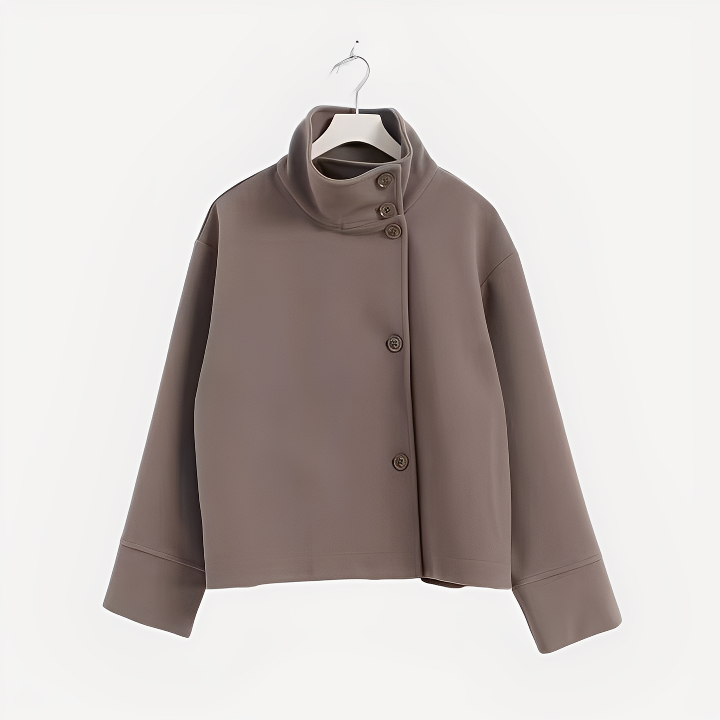 Carolyn - Stilvolle Wolljacke für Damen mit einem Knopf