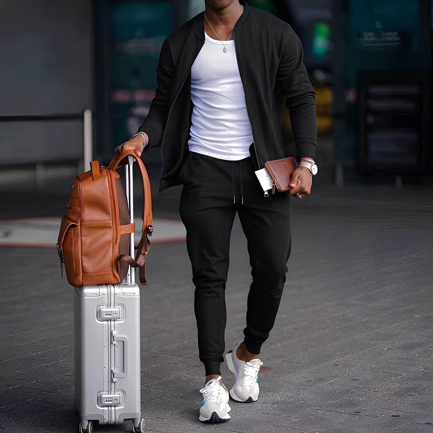Dillon - Einfaches Männer-Set aus Jacke und Hose