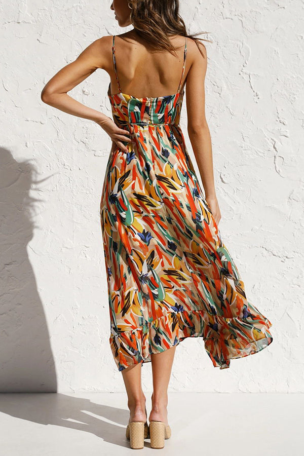 Charité – Farbenfrohes Midi-Kleid