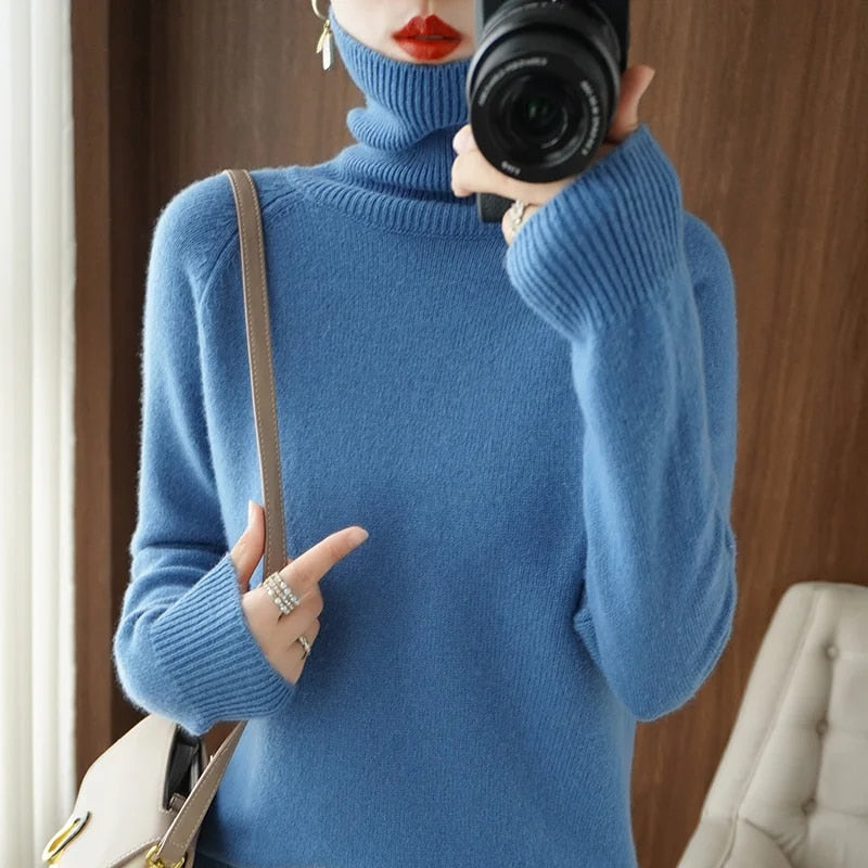 Softy – Kaschmir-Rollkragenpullover