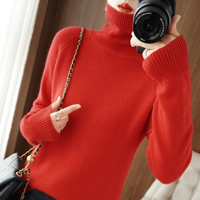 Softy – Kaschmir-Rollkragenpullover
