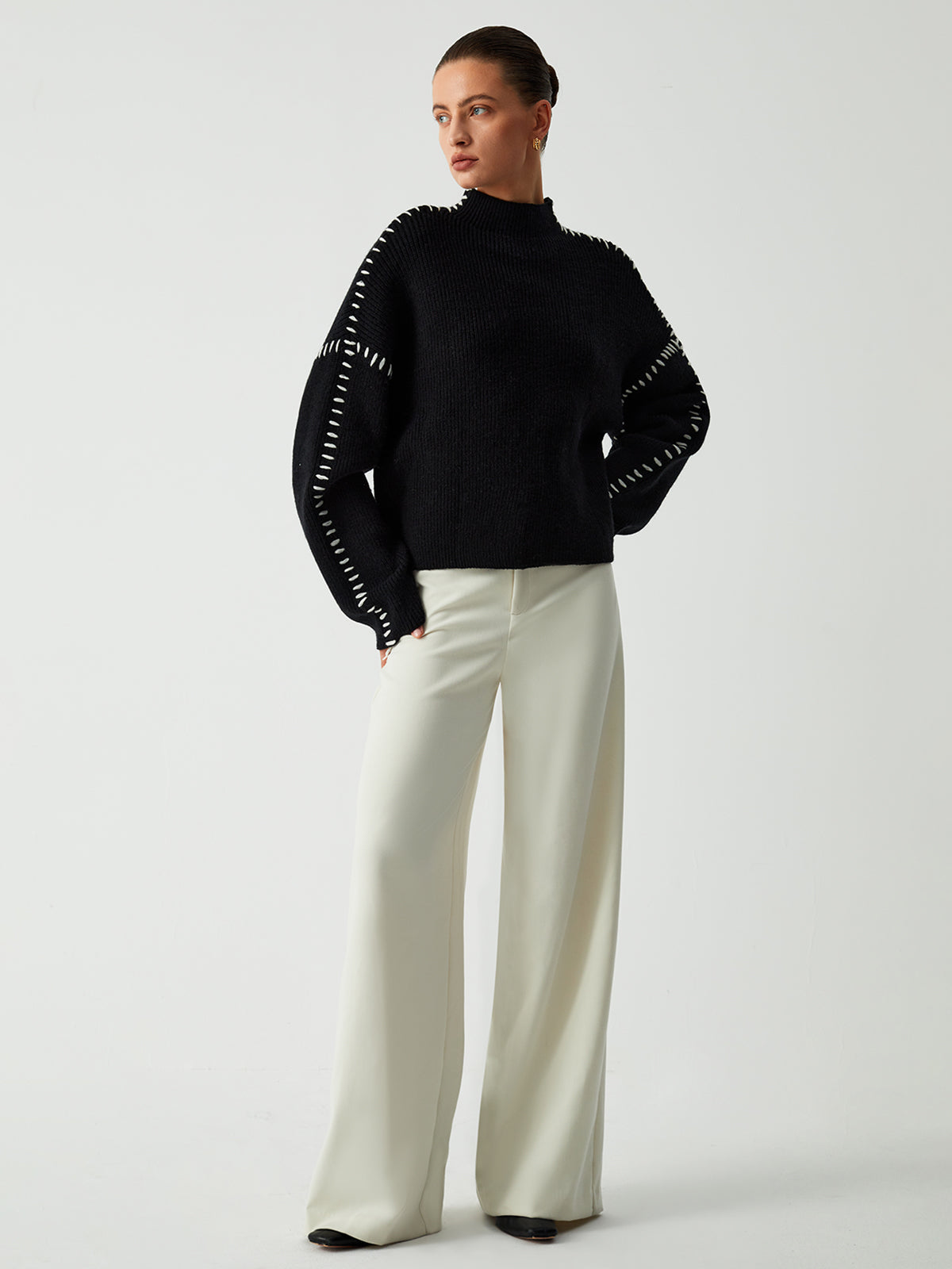 Theresa – Großer Rollkragenpullover