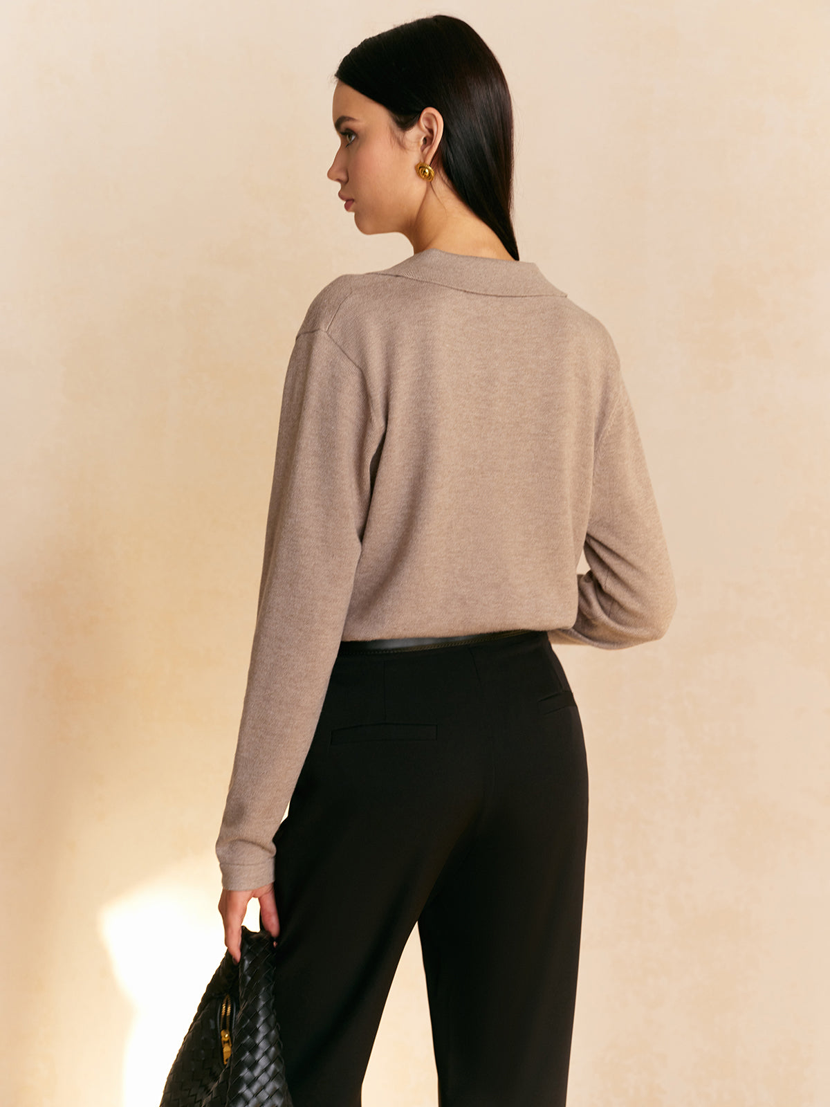 Fiona – Pullover mit lässigem Kragen