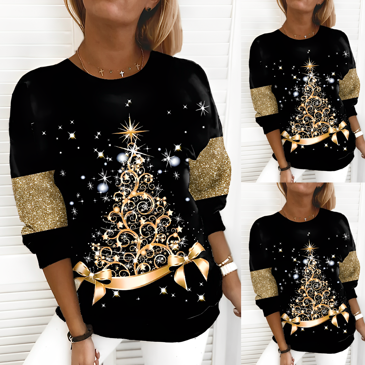Pine – Weihnachtspullover mit Tannenbaum