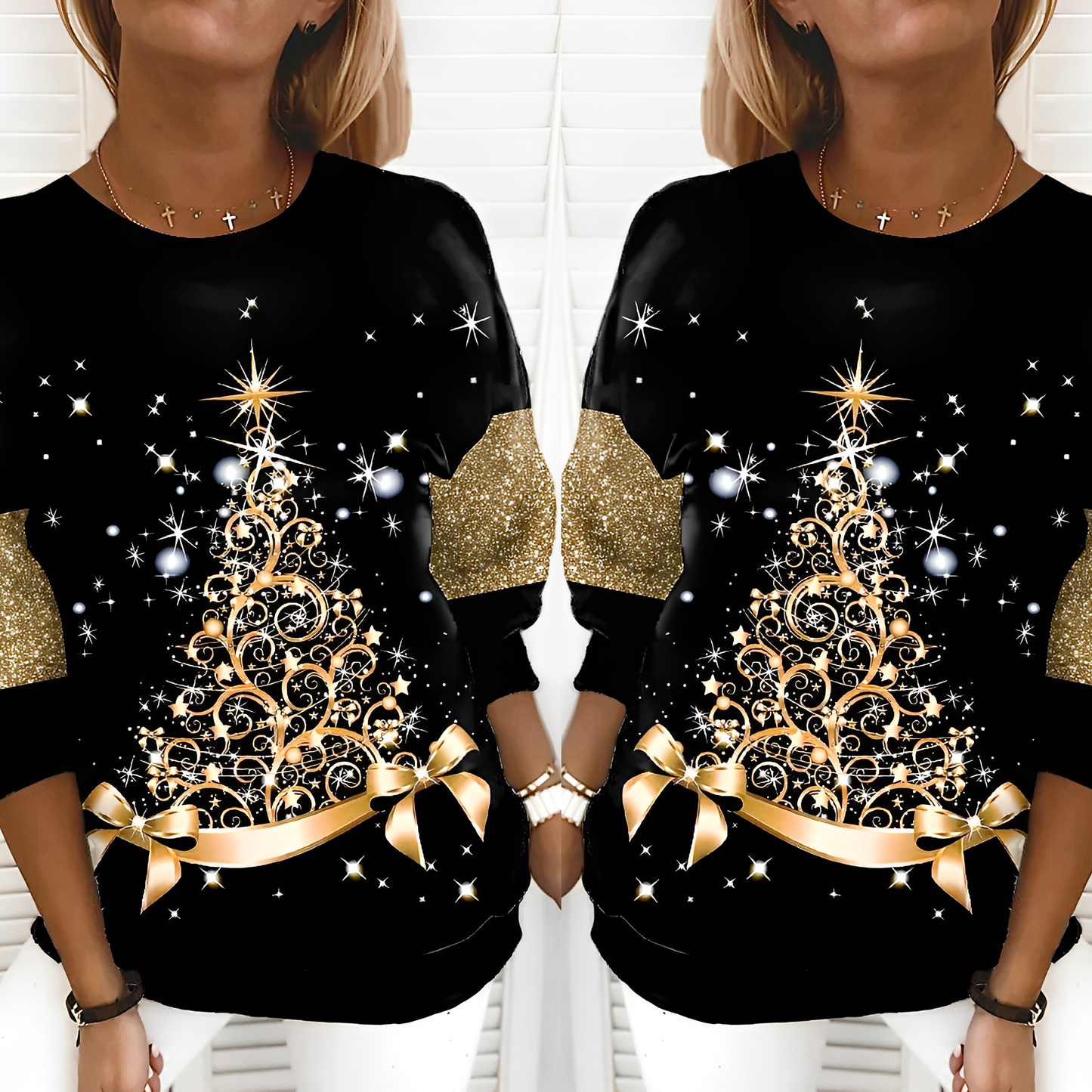 Pine – Weihnachtspullover mit Tannenbaum