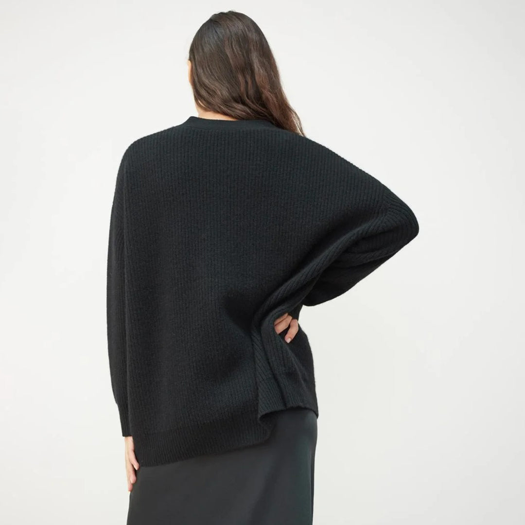 Leah – Überlanger Kaschmir-Cardigan