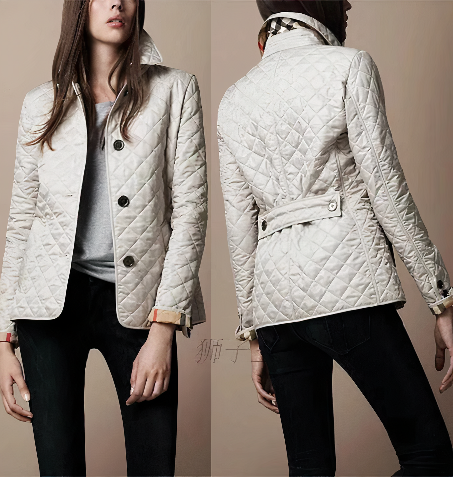 Evelyn – Damenjacke aus Seide und Baumwolle