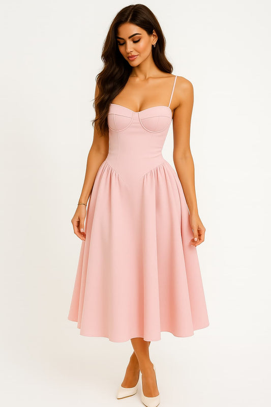 Lara – Pinkes Korsettkleid
