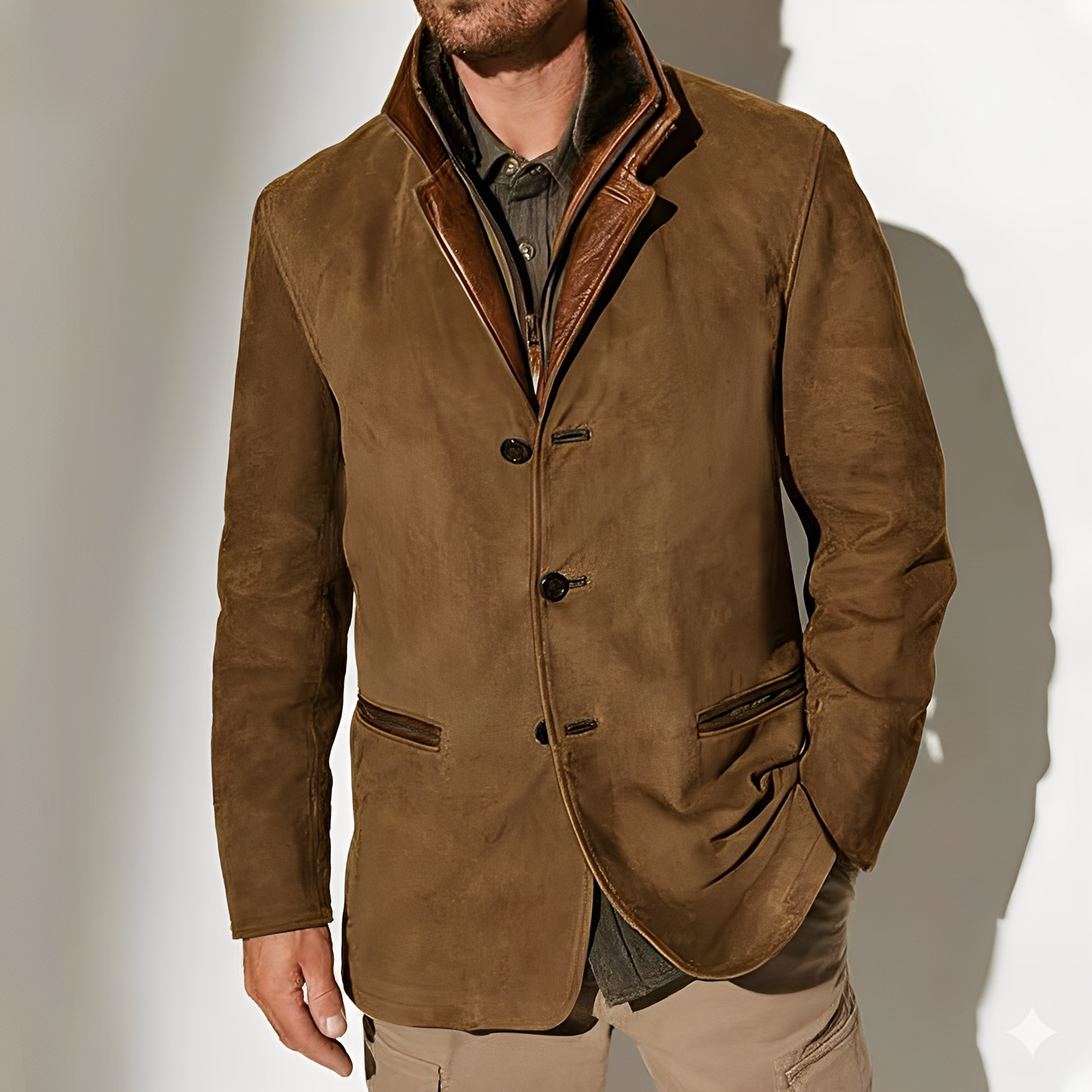Durward - Herrenjacke im traditionellen Design mit Taschen