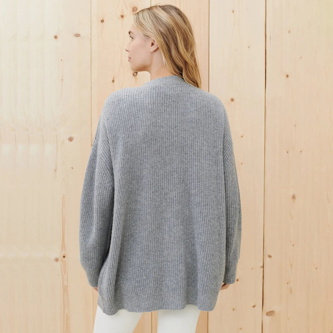 Leah – Überlanger Kaschmir-Cardigan