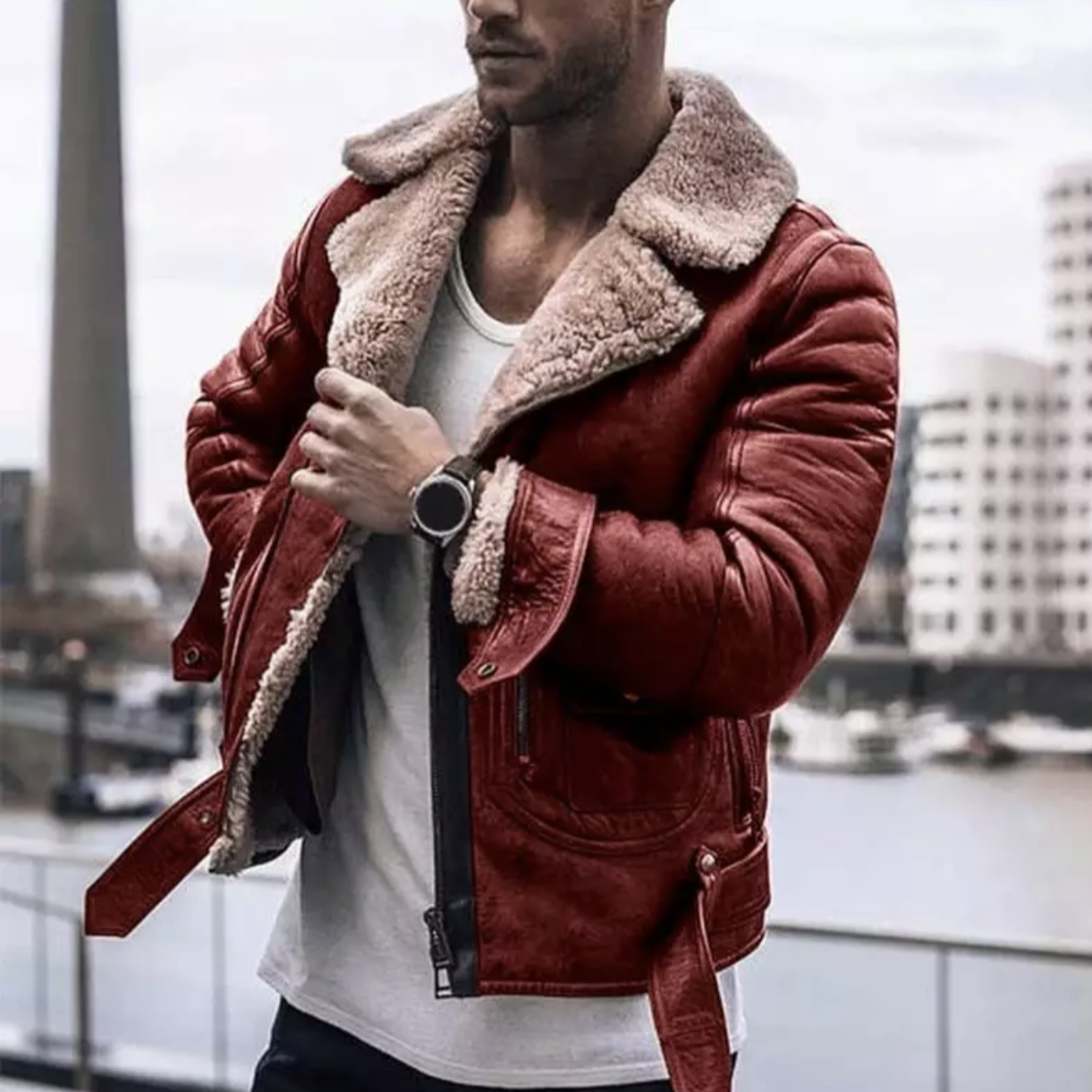 Reginald – Warme Herren Winterjacke Designerstil