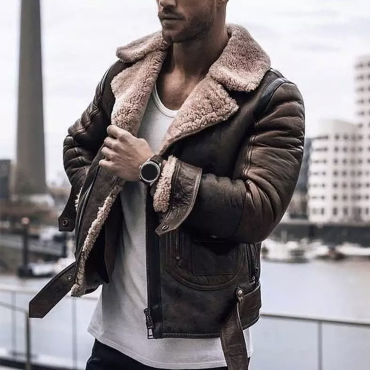 Reginald – Warme Herren Winterjacke Designerstil