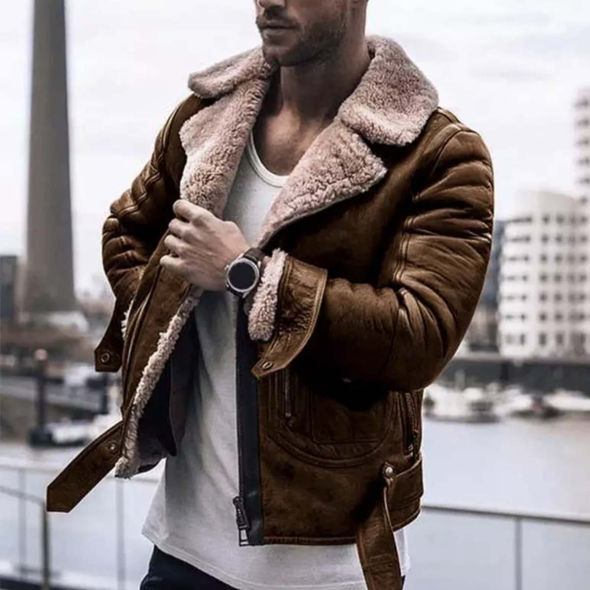 Reginald – Warme Herren Winterjacke Designerstil