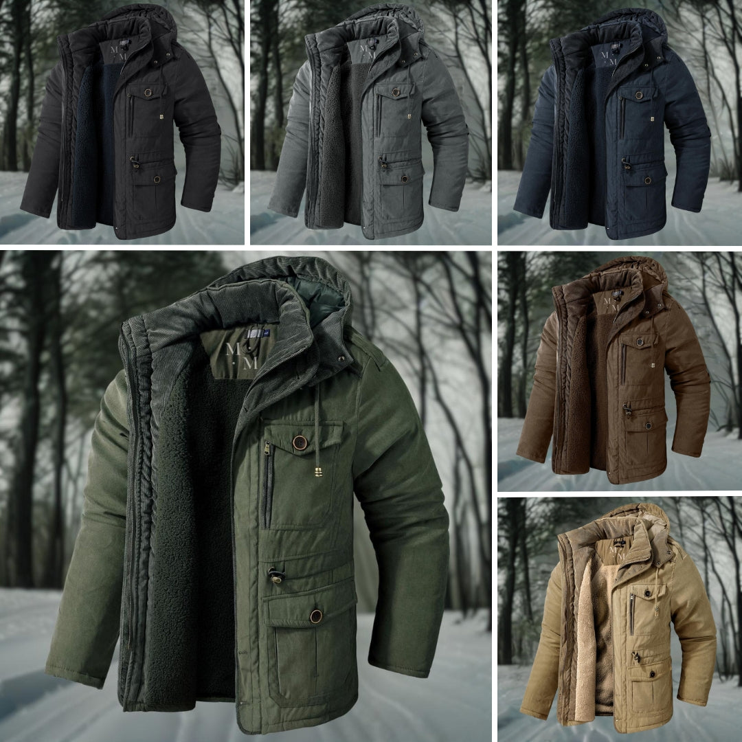 Renzo – Gefütterte Winterjacke mit Kapuze