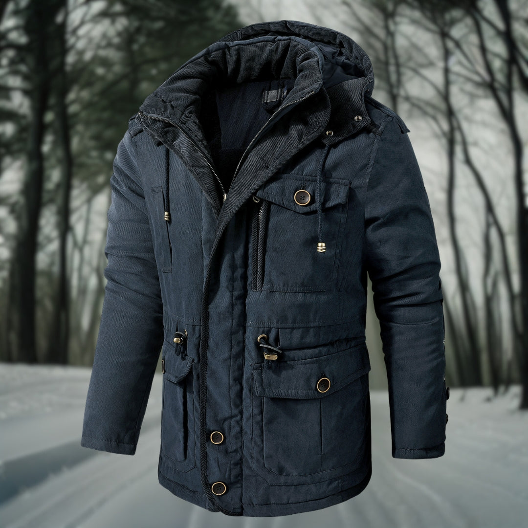 Renzo – Gefütterte Winterjacke mit Kapuze