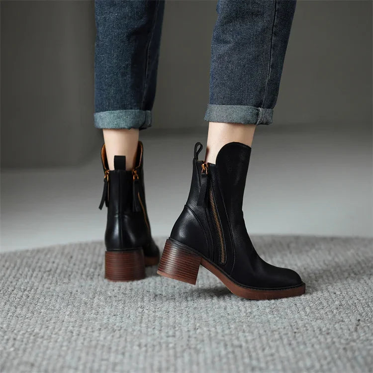 Ludovica – Vintage-Stil Stiefel