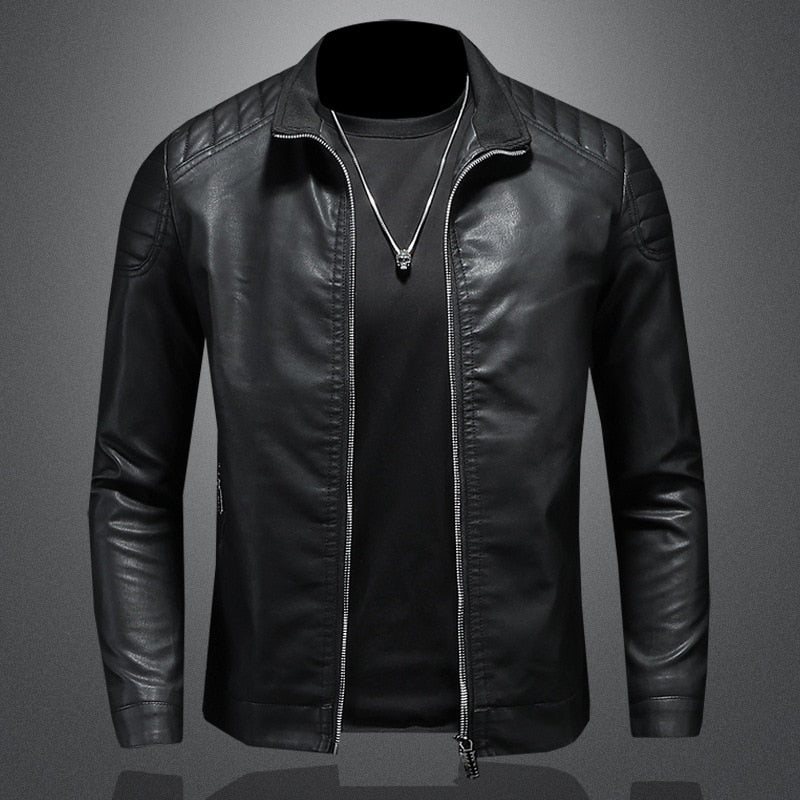 Evan – Klassische Herrenlederjacke