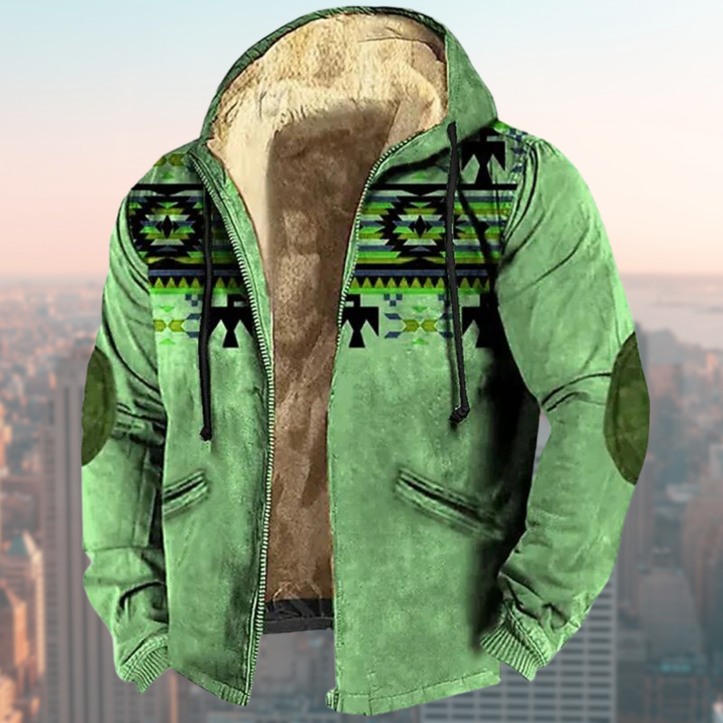Laszlo – Tribal-Kapuzenjacke für Herren