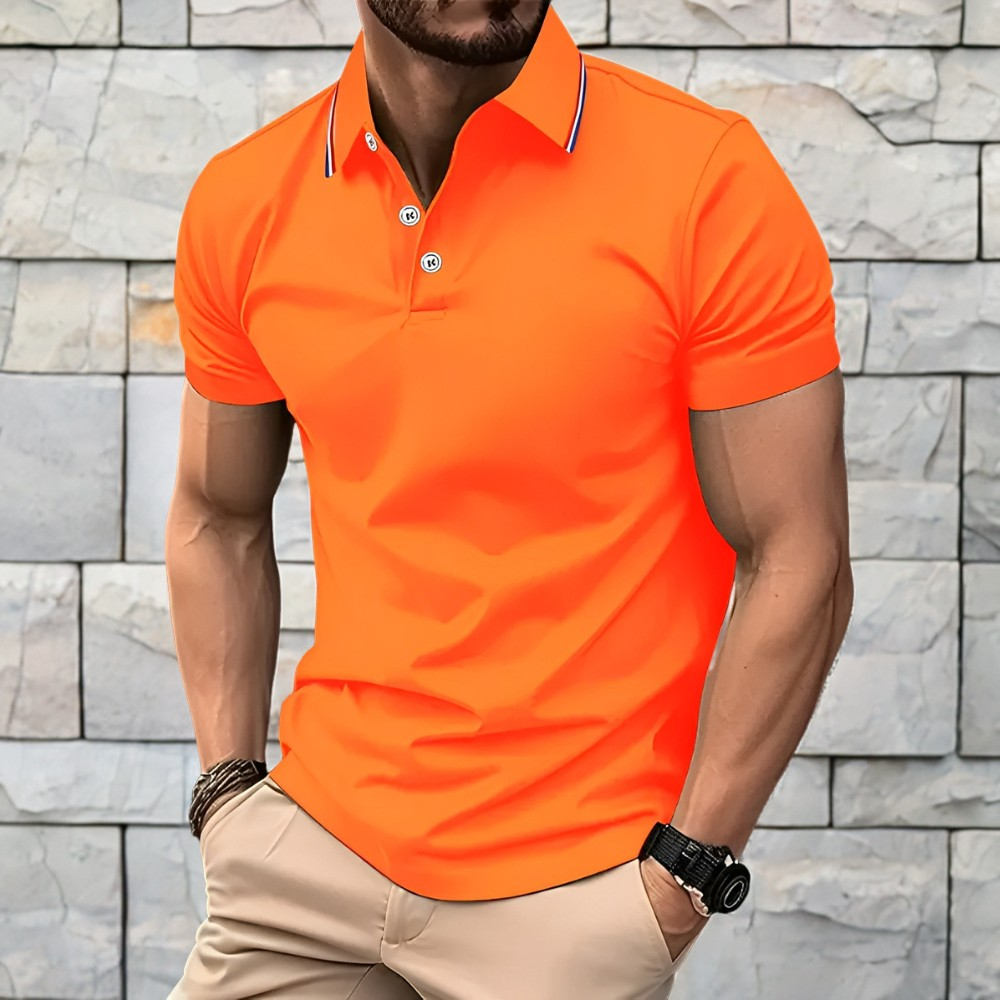 Crosby - Lockeres Poloshirt mit kurzen Ärmeln für Männer