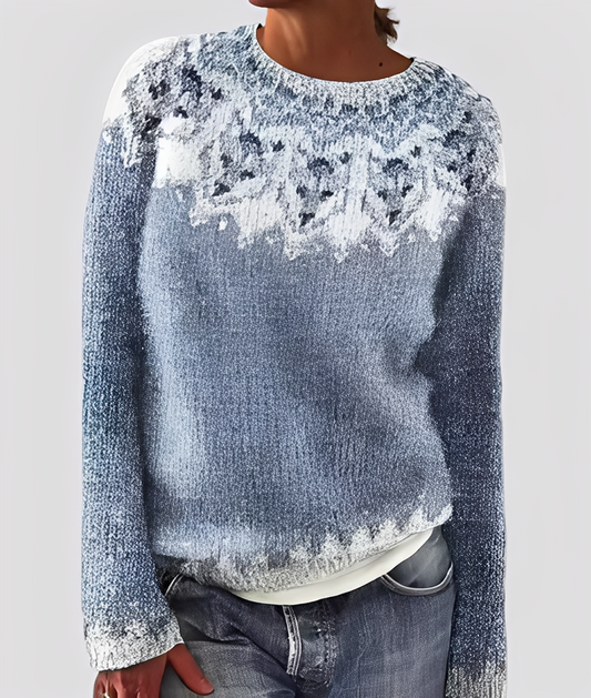 Christal - Damen-Wollpullover, elegant und locker geschnitten