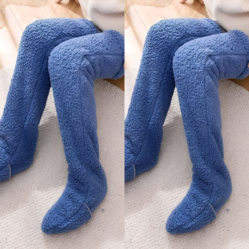 Camellia - Warme, knielange Wintersocken für Damen