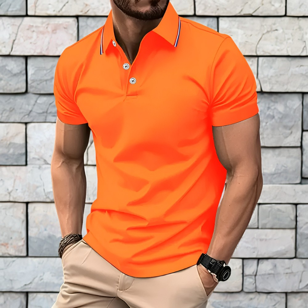 Crosby - Lockeres Poloshirt mit kurzen Ärmeln für Männer