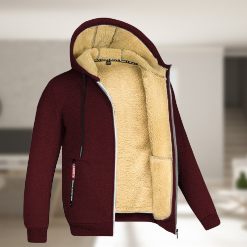 Andrew – Winterjacke mit Fleecehaube