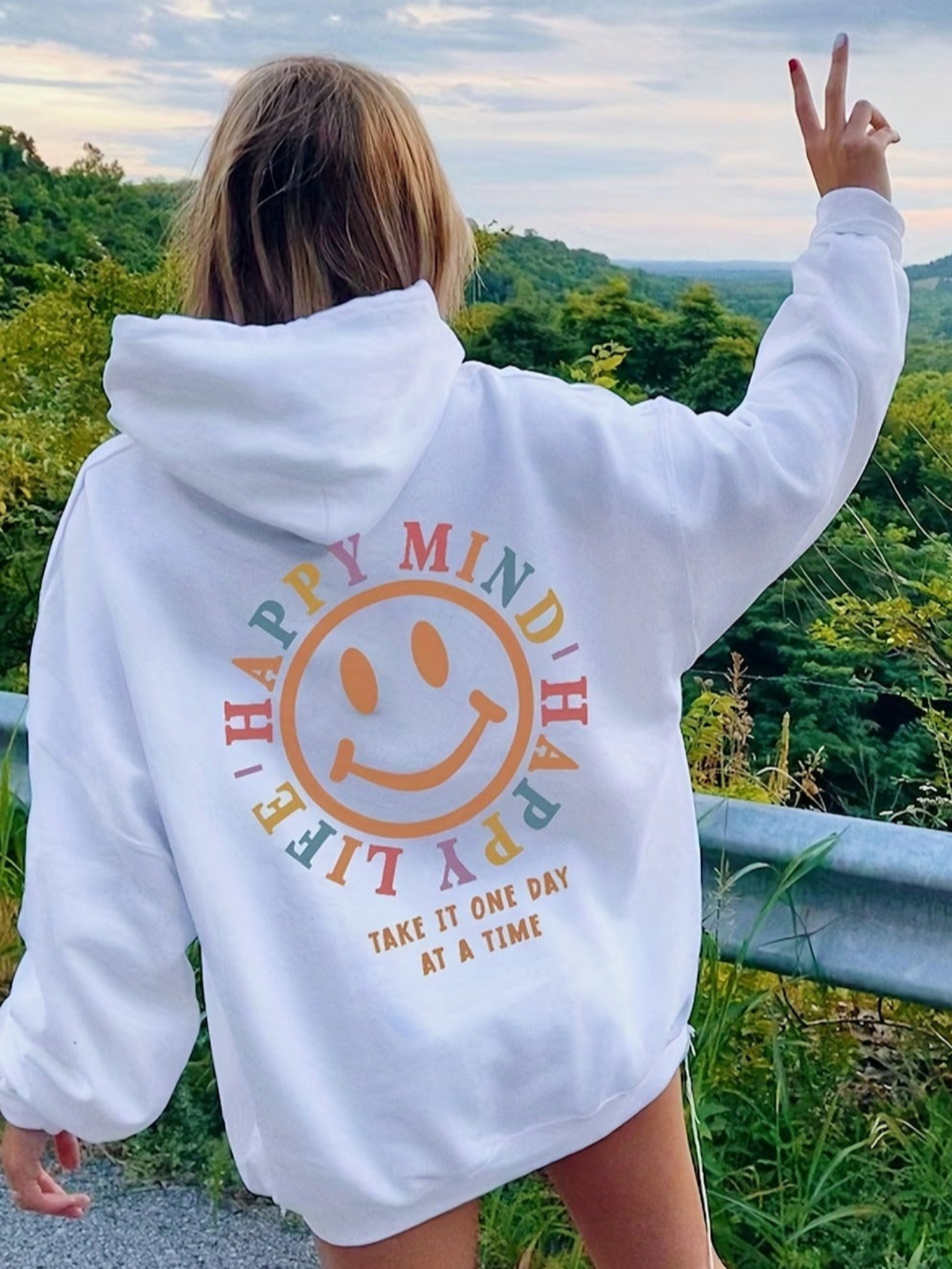 One Day – Stylischer Statement-Hoodie aus Baumwolle