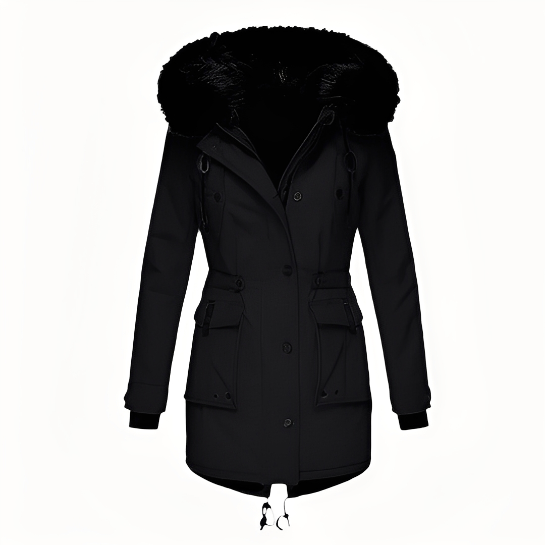 Mathurine - Damen-Winterjacke mit Kapuze