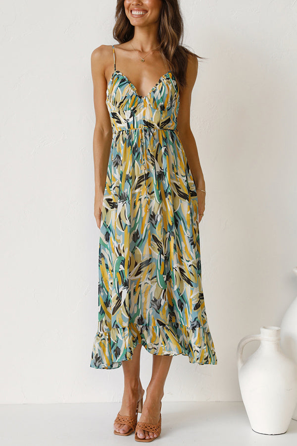 Charité – Farbenfrohes Midi-Kleid