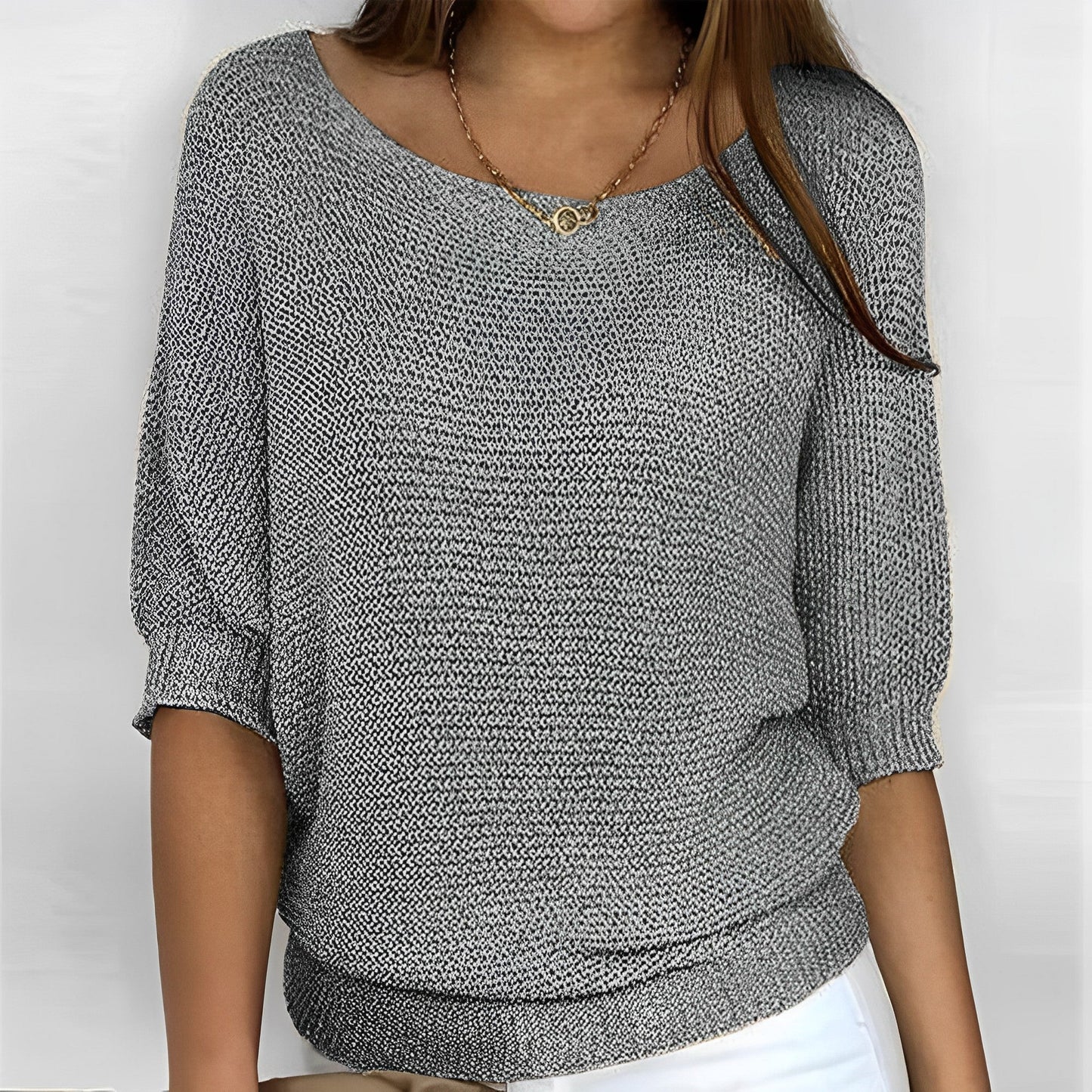 Leonie – Elegantes Halfter-Pullover-Shirt