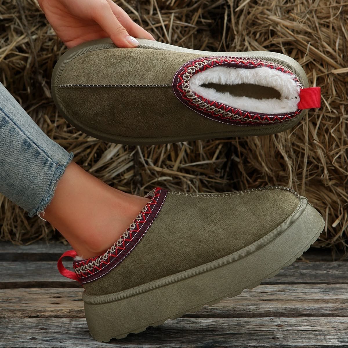 Audrey – Winterstiefel Mode Stil Plateau