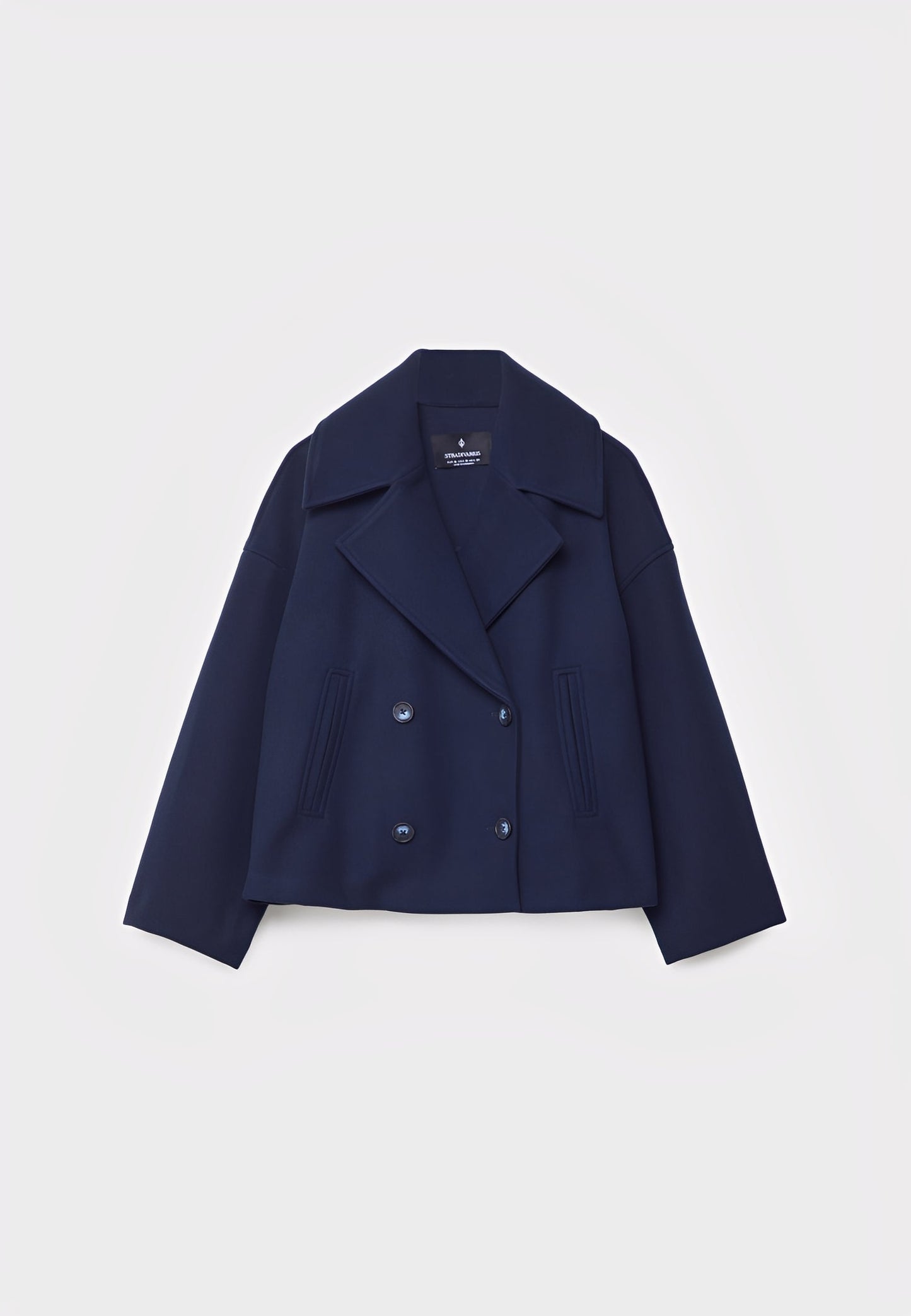 Claire – Kurze Edle Zweireihige Jacke