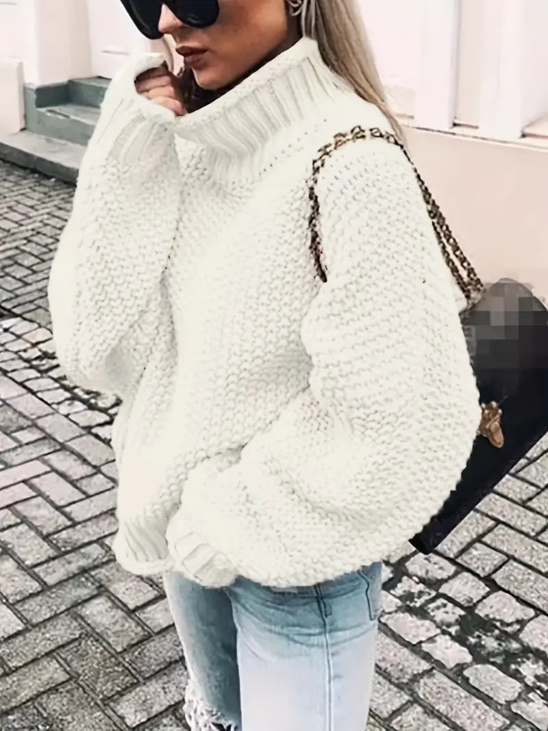 Vale – Rollkragenpullover einfarbig