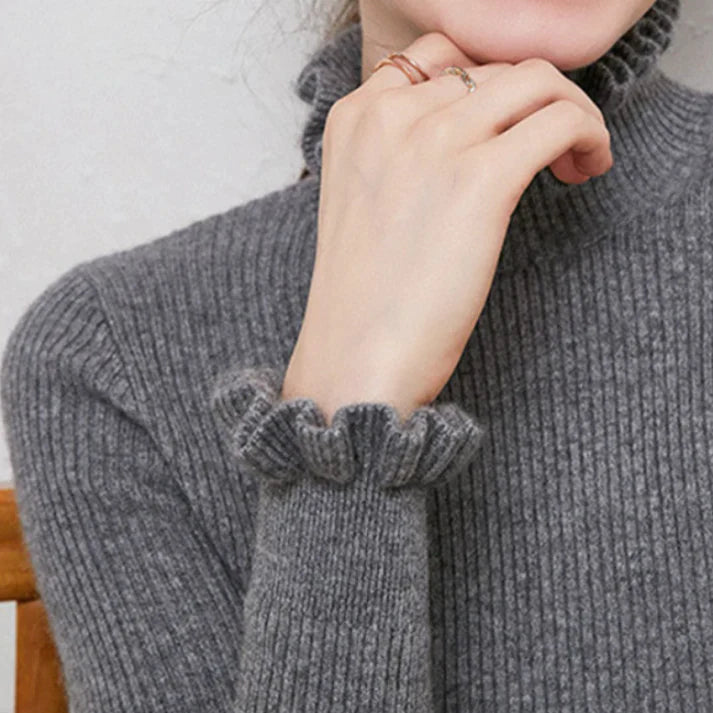 Alva – Weicher Kaschmir-Rollkragenpullover