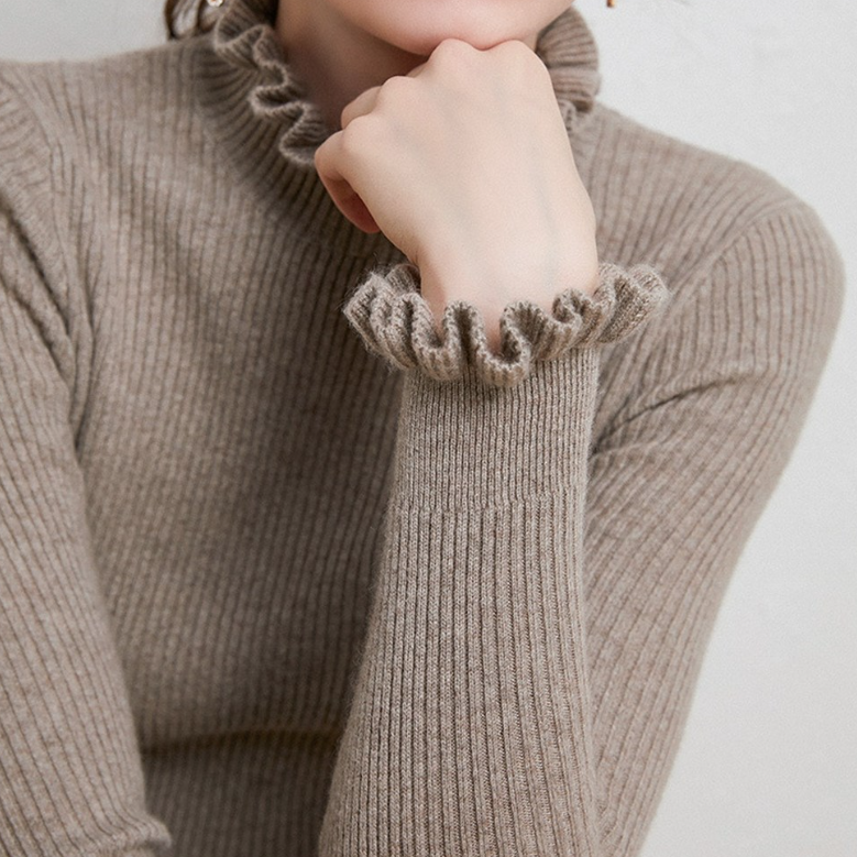 Alva – Weicher Kaschmir-Rollkragenpullover