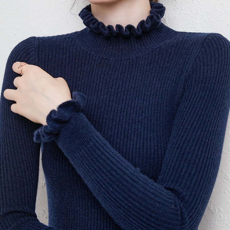 Alva – Weicher Kaschmir-Rollkragenpullover