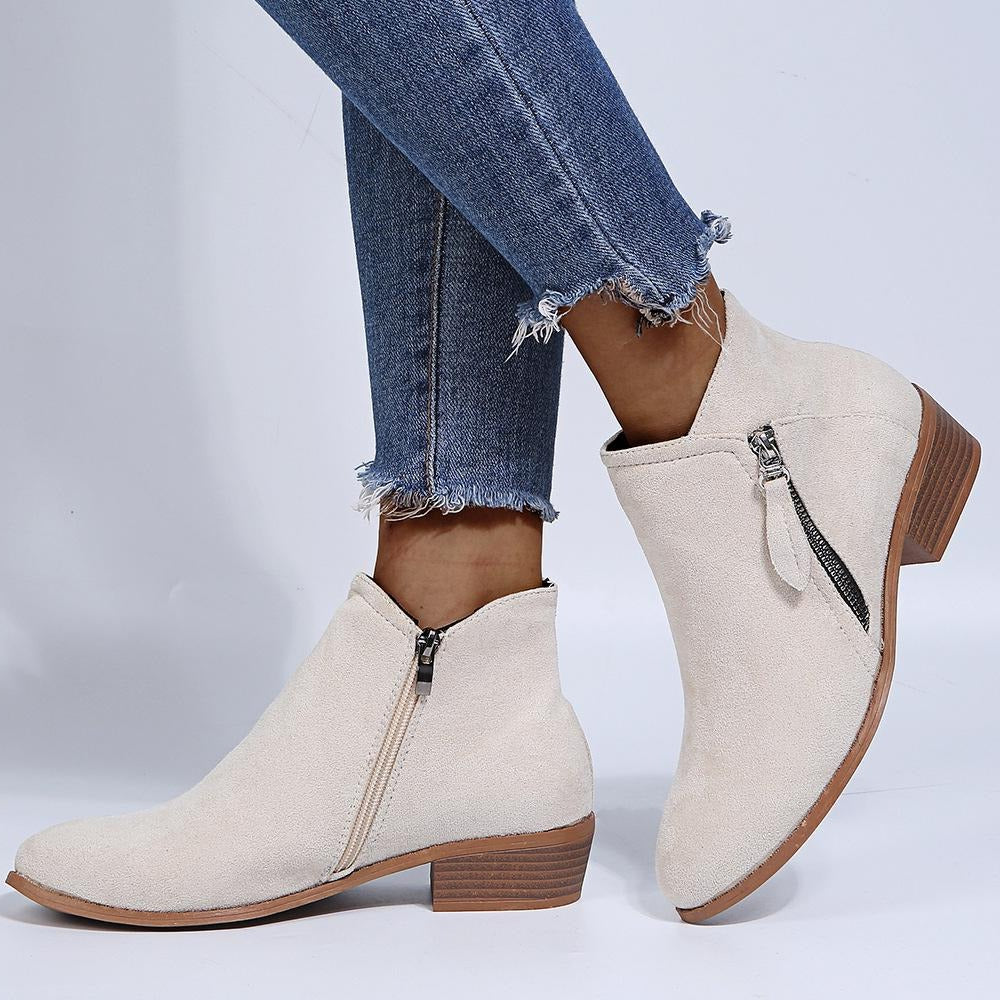 Elizabeth - Elegante Wildlederstiefel für Frauen