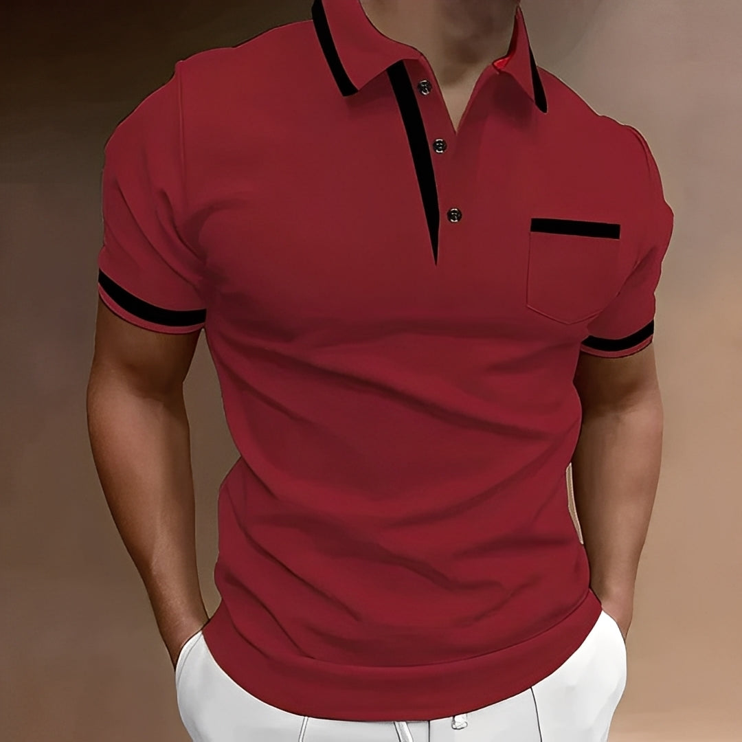 Callahan - Schickes Herren-Poloshirt mit Tasche