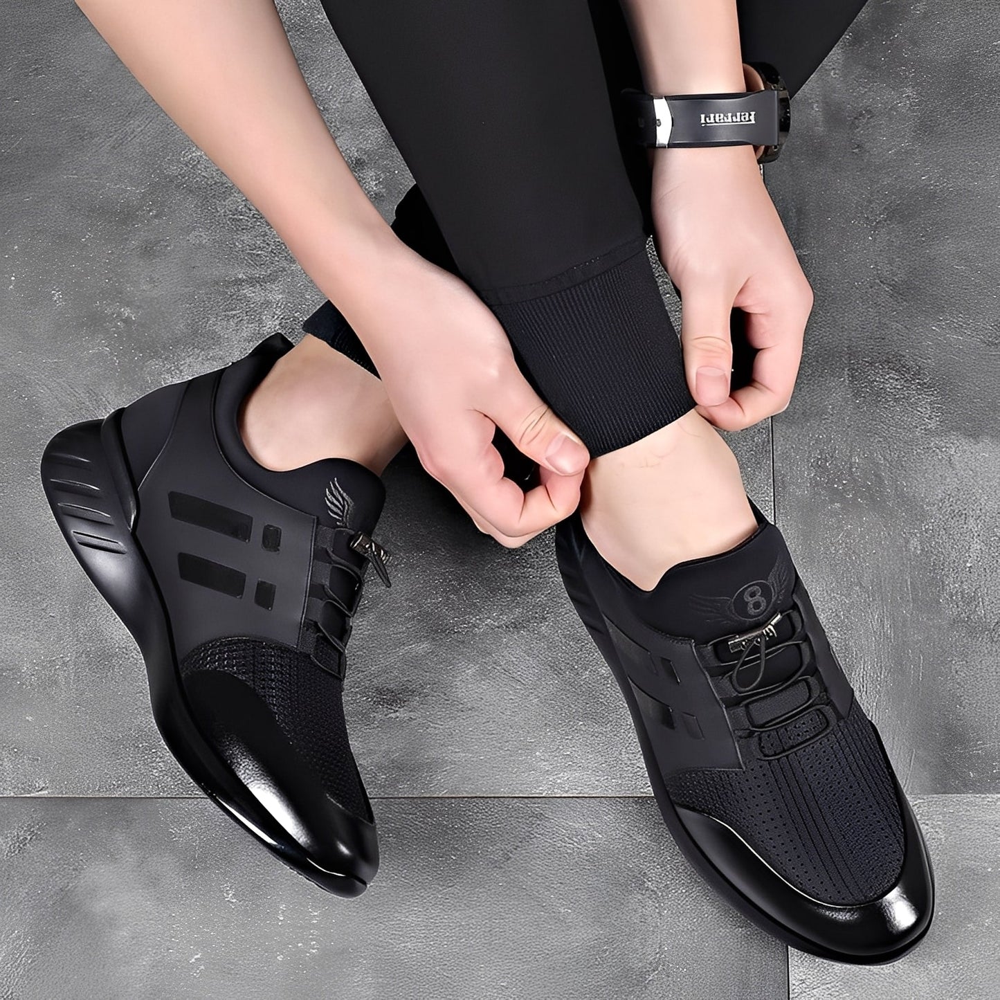 Harmon - Bequemer Herren-Ledersneaker