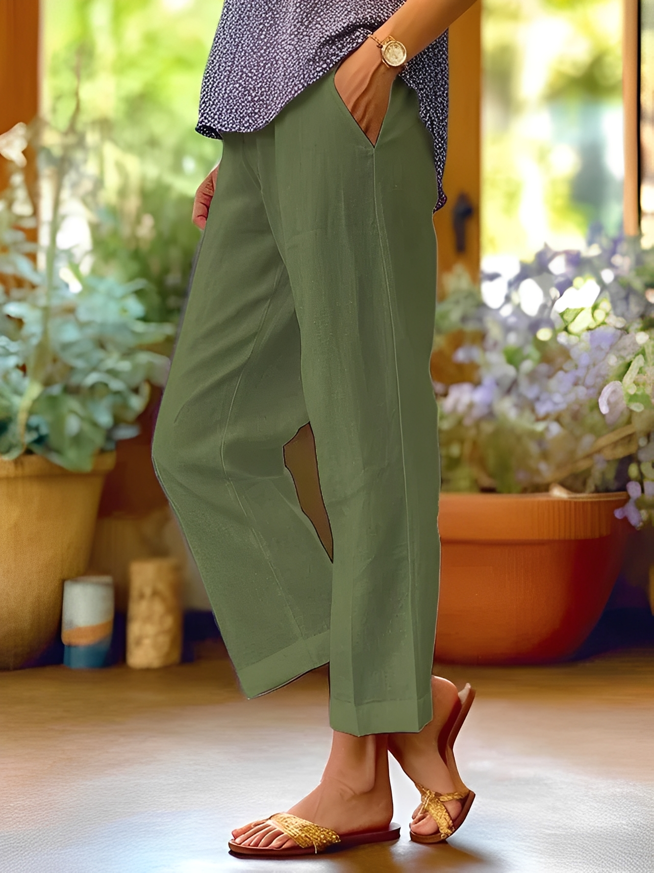 Oona – Leichte Leinenhose für den Sommer