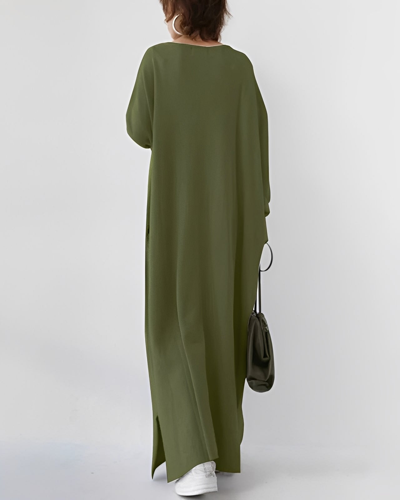 Eliana – Langes Kleid mit langen Ärmeln
