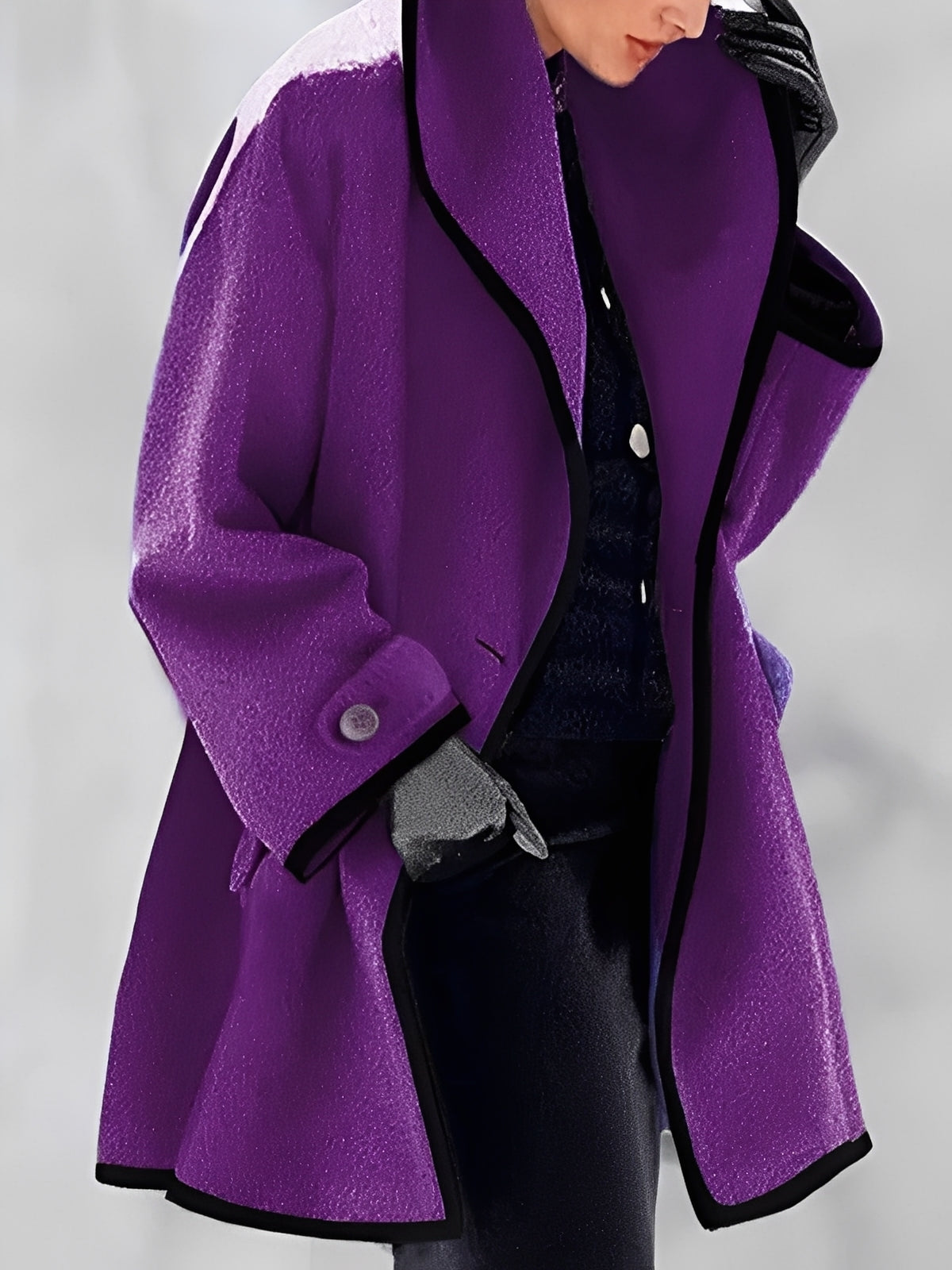 Mikayla - Kuschelige Damen-Wolljacke mit Kapuze