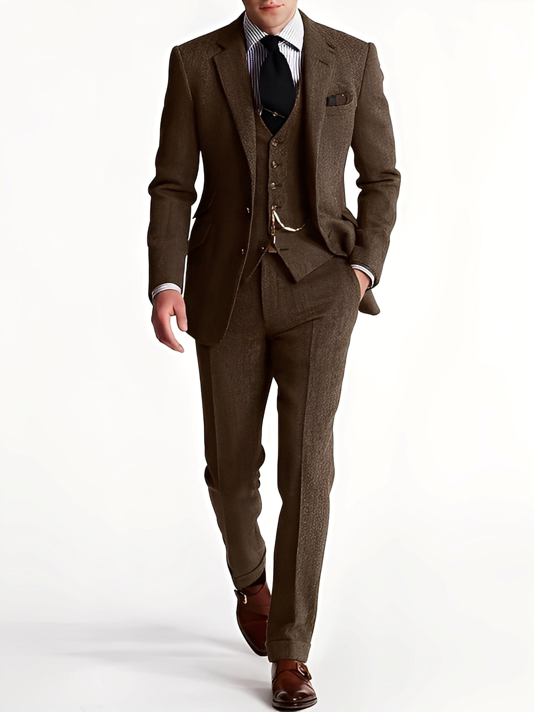 Desmond - Eleganter Herrenanzug aus dreiteiligem Tweed