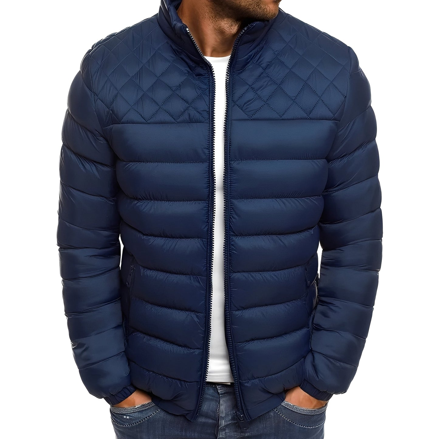 Jeffry - Stilvolle, windabweisende Herren-Outdoorjacke