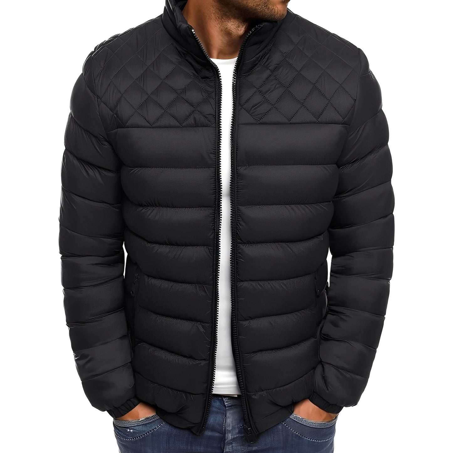 Jeffry - Stilvolle, windabweisende Herren-Outdoorjacke