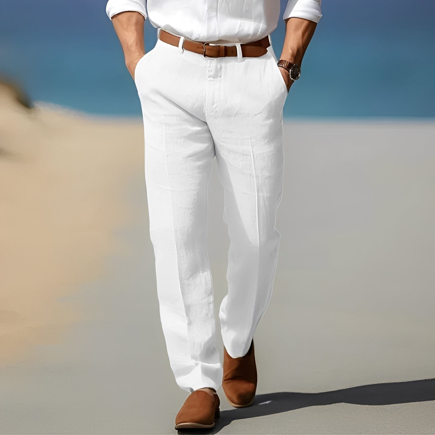 Trent - Lockere und schicke Leinenhose für Männer